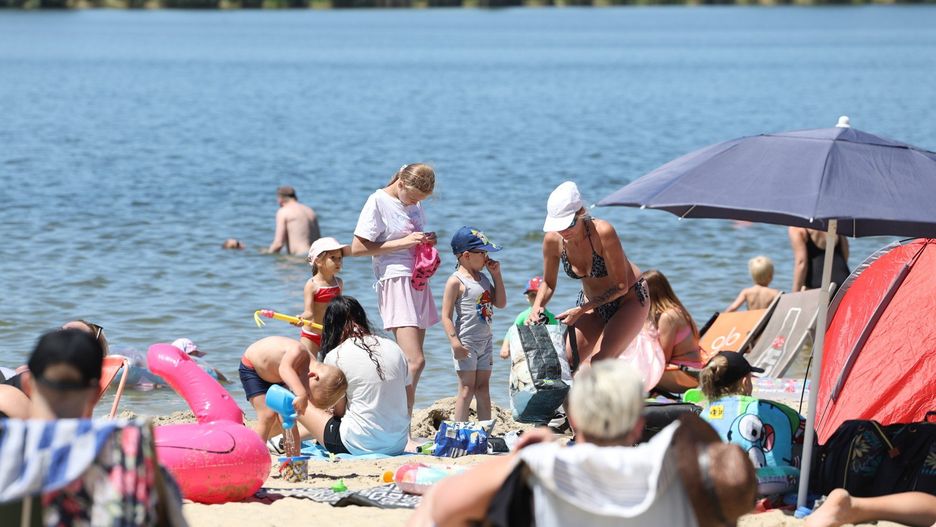 Tak wypoczywają nad kąpieliskiem Hubertus w Mysłowicach