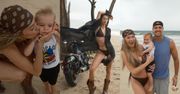 "Rockowa" Marcelina Zawadzka pręży gotową na lato sylwetkę w towarzystwie swoich chłopaków. Jest ogień? (ZDJĘCIA)