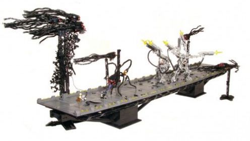 Diorama z klocków LEGO - obrona Syjonu 1