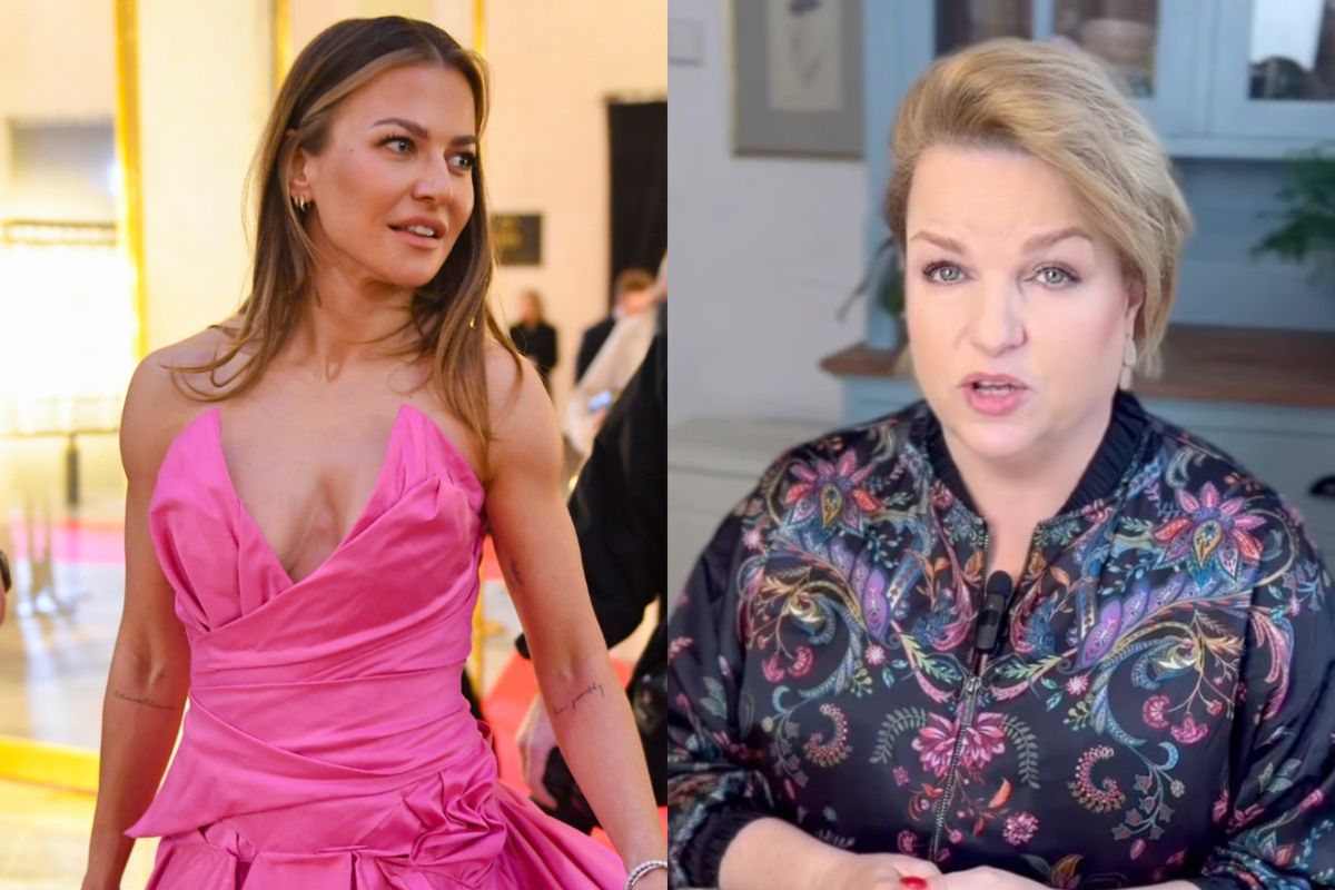TYLKO U NAS. Katarzyna Bosacka szczerze o produktach Anny Lewandowskiej. "Trzeba mieć zasobny portfel"