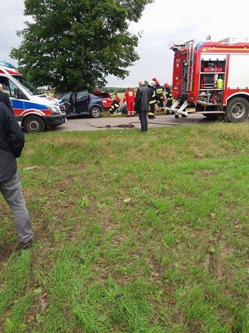 Groźny wypadek w miejscowości Magonie
