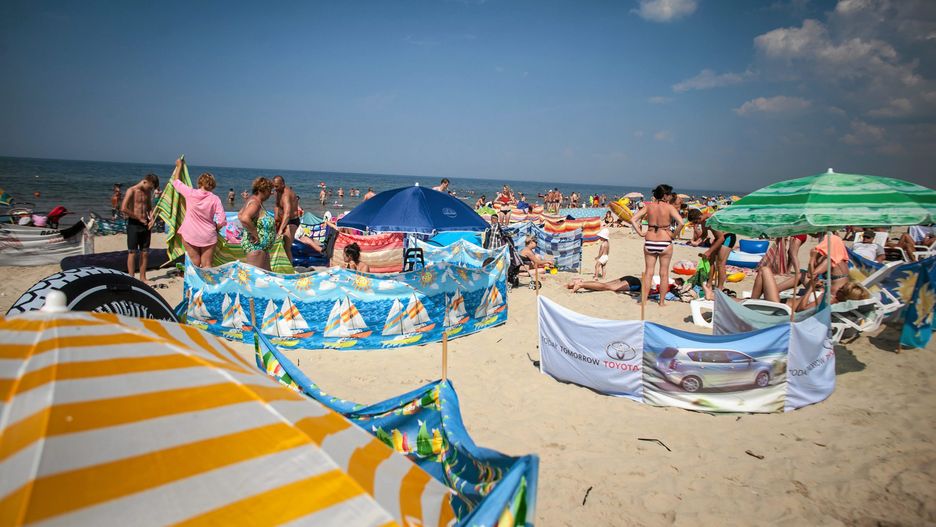 plaża, krynica morska