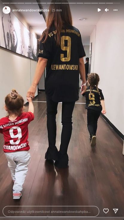 Anna Lewandowska kibicuje mężowi
