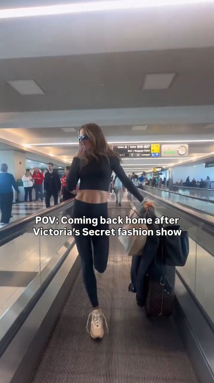 Anna Lewandowska robi show na lotnisku