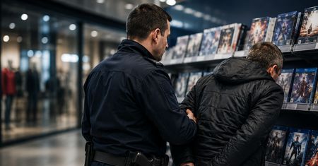 Policjant po służbie zatrzymał złodzieja w galerii handlowej w Płocku