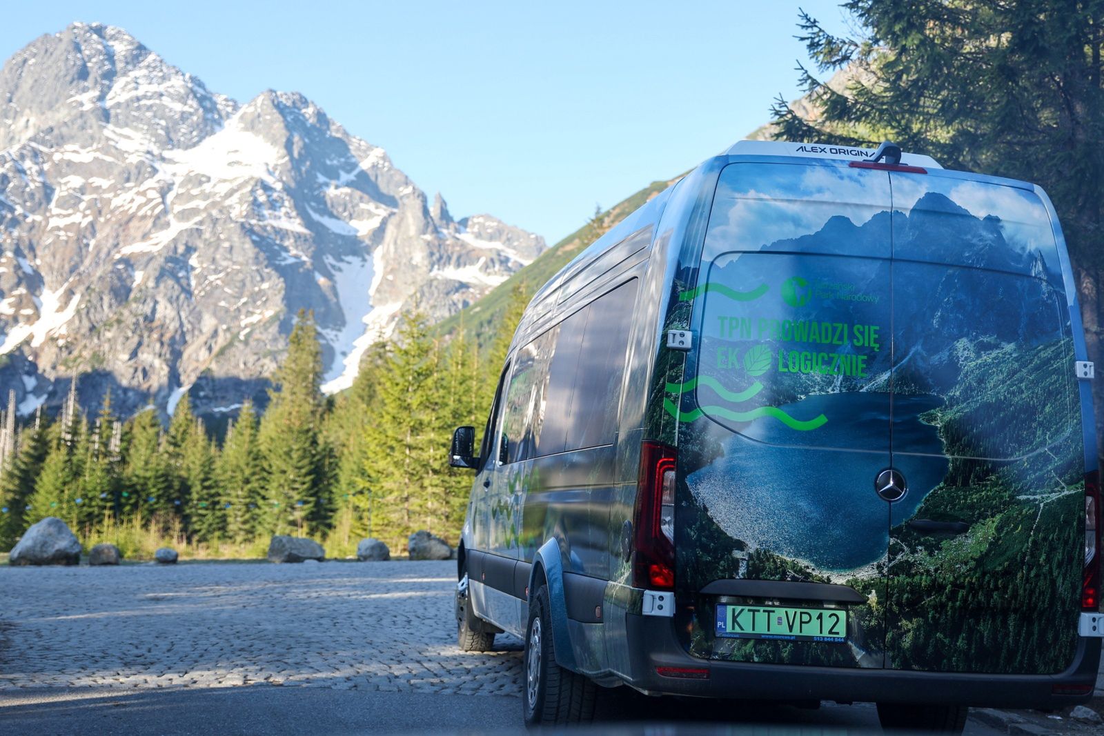 Elektryczny bus nad Morskie Oko