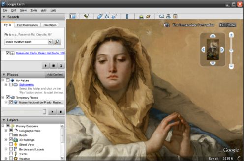 Google Earth wyświetli dzieła sztuki znajdujące się w muzeach