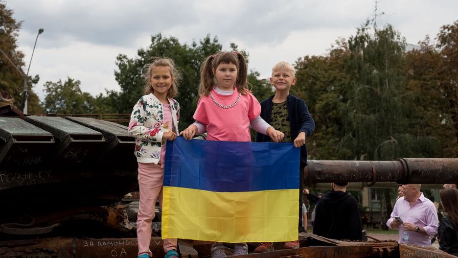 Destroyed Russian Military Vehicles Displayed In The Center Of The Ukrainian Capital
Global Images Ukraine