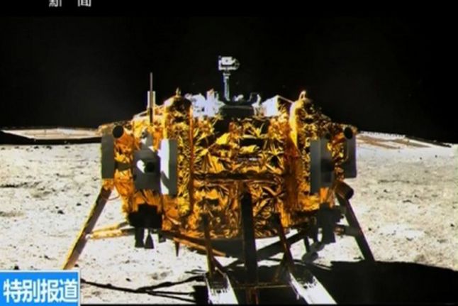 Chang'e 3 na powierzchni Księżyca