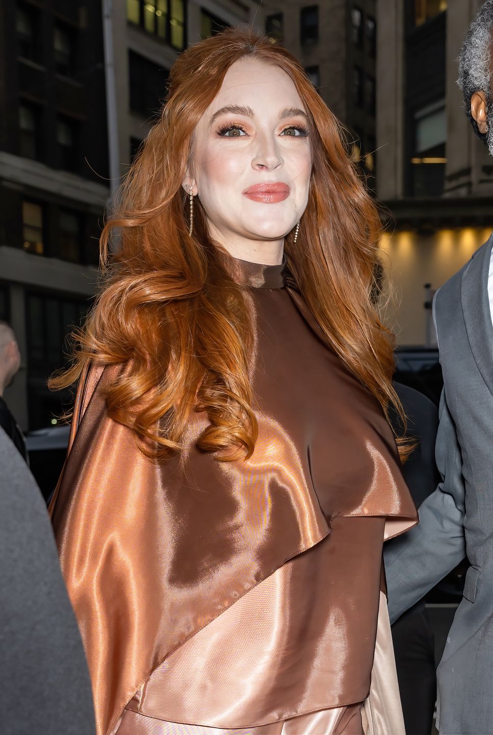 Lindsay Lohan podczas tygodnia mody w Nowym Jorku. Zachwyciła doskonałą formą
