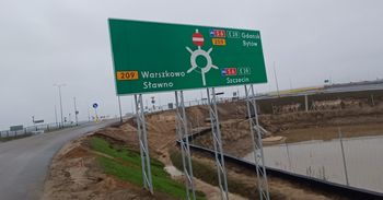 Sławno - Słupsk: Ostatnie prace na odcinku drogi ekspresowej S6