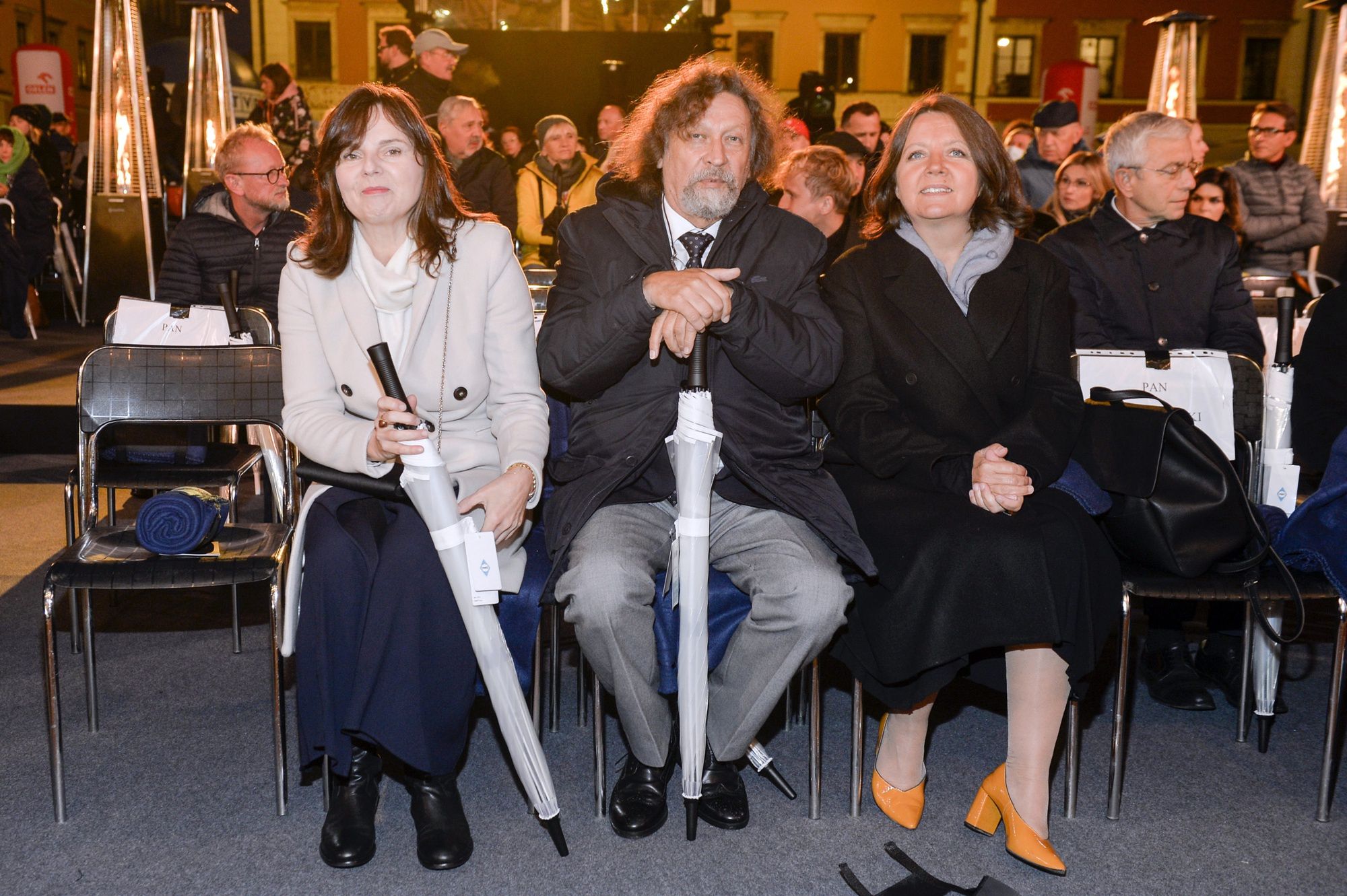 Beata Fido z Janem Marią Tomaszewskim i  Joanną Lichocką