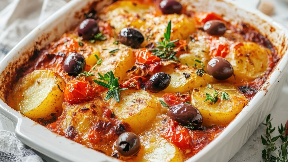 Ziemniaczana zapiekanka z chorizo