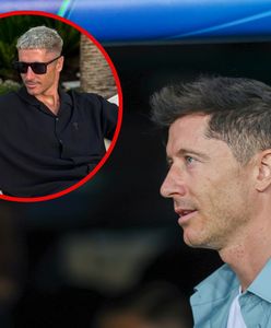 Robert Lewandowski przegrał zakład? Nowa metamorfoza zaskakuje. "Siwy bajerant"