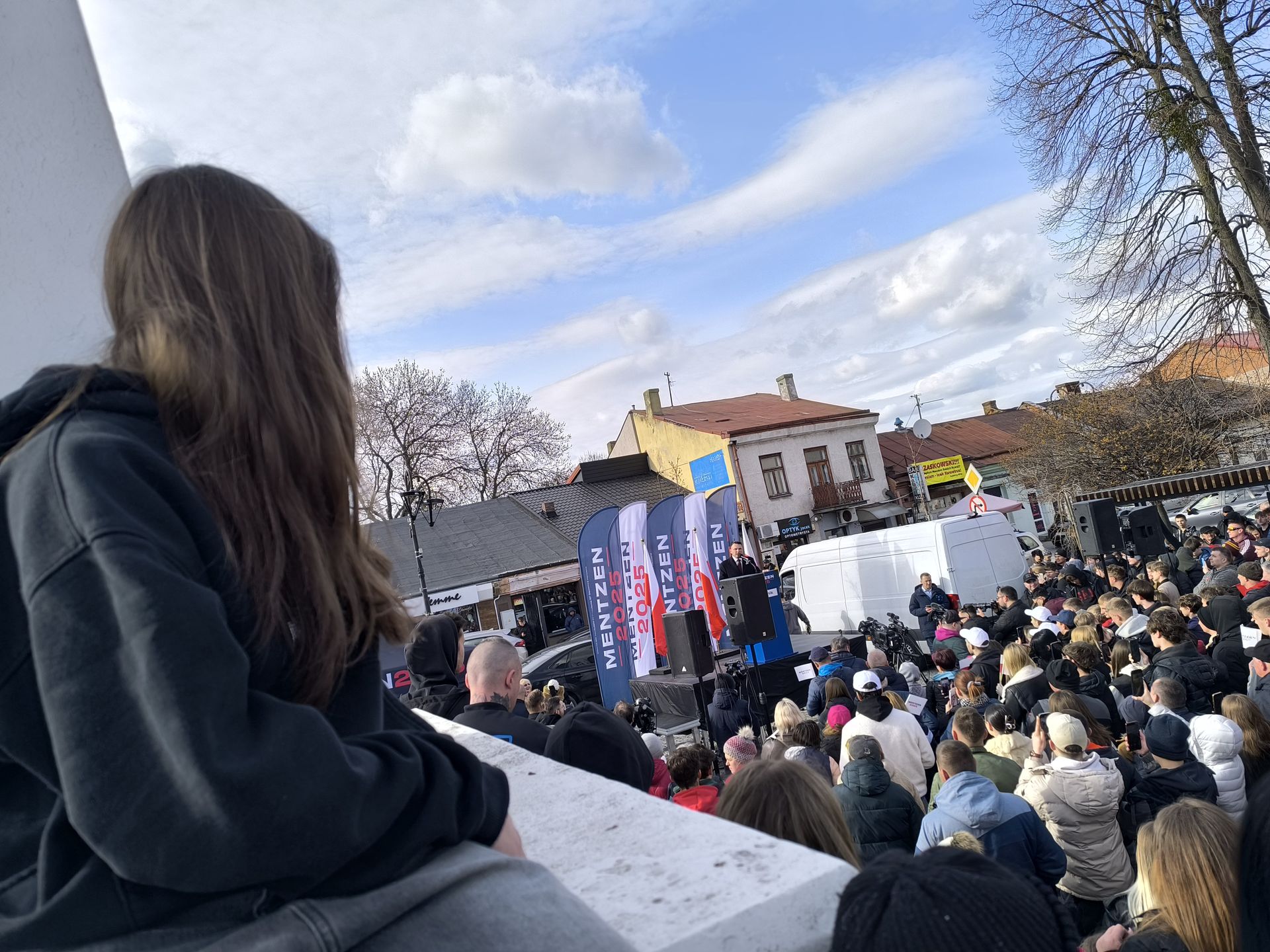 Julia na pomniku w Kraśniku