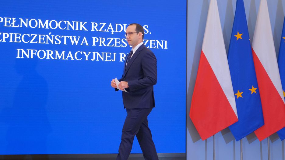 Stanisław Żaryn, sekretarz stanu w Kancelarii Prezesa Ministrów i pełnomocnik rządu ds bezpieczeństwa przestrzeni informacyjnej ostrzega przed 'kremlowską dezinformacją"