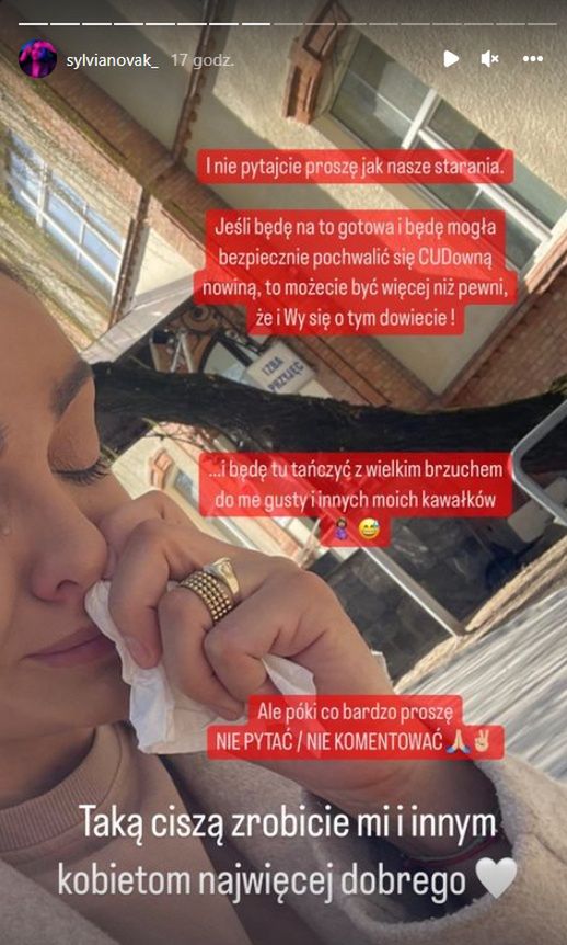 Sylwia Nowak wyznała, że od dwóch lat stara się o dziecko