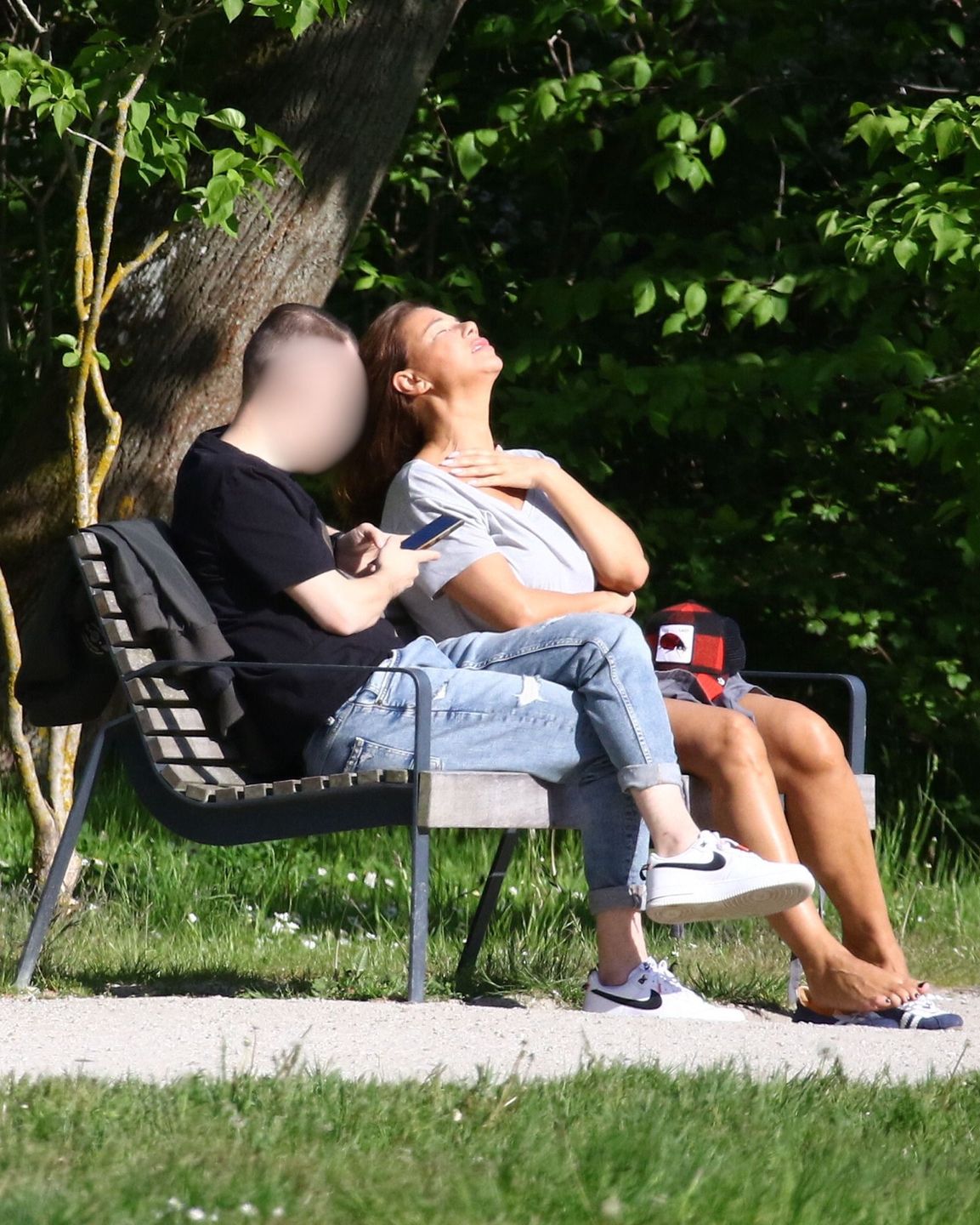 Edyta Górniak z synem i jego ukochaną