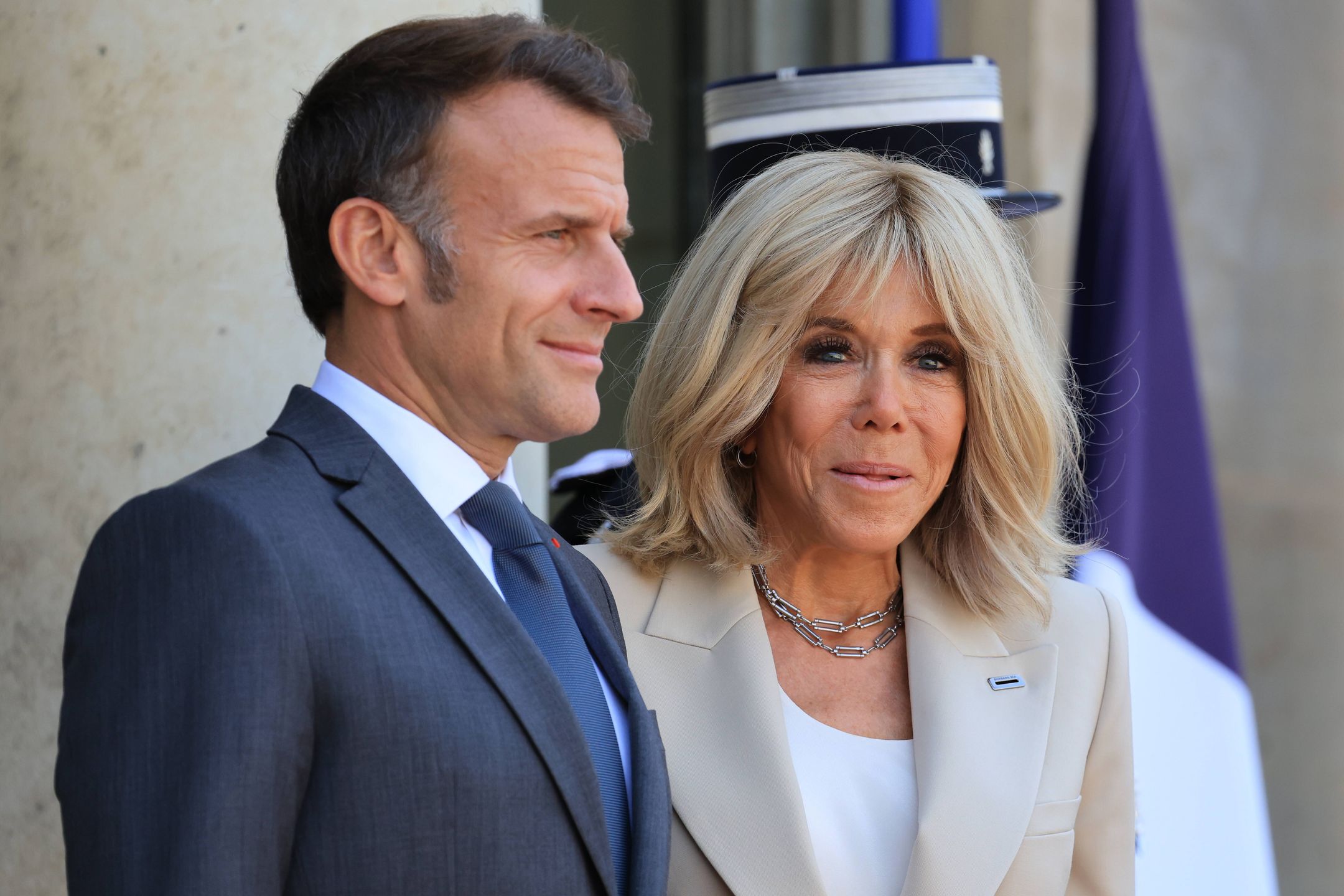 Emmanuel Macron i Brigitte Macron