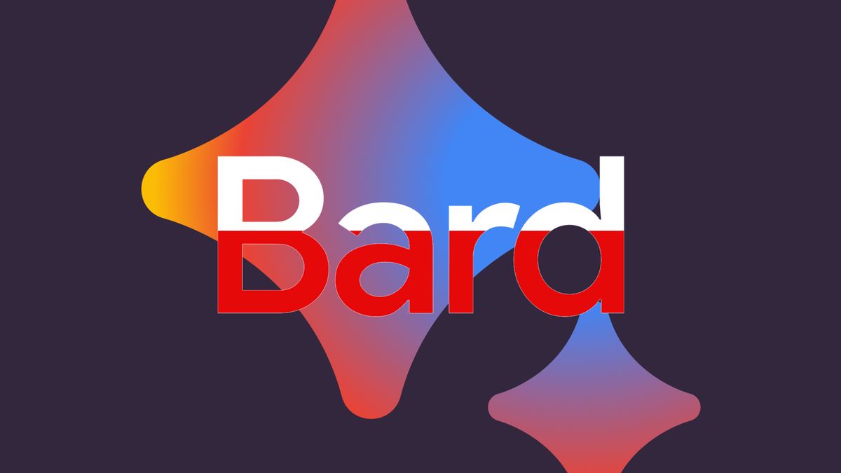 Logo Bard AI przerobione na polskie barwy.