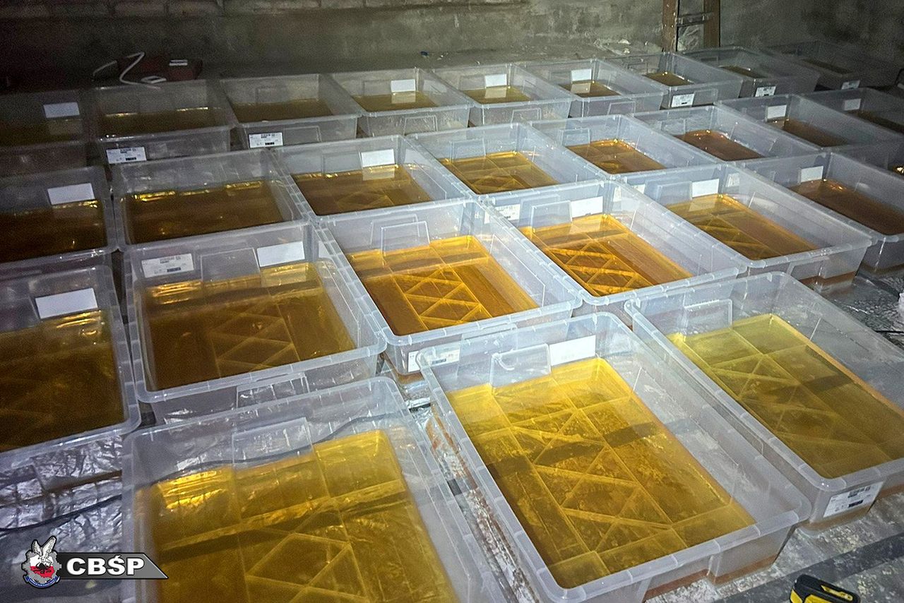 "Tona klofedronu i laboratoria w halach" – CBŚP rozbiło kolejną fabrykę narkotyków syntetycznych na Kujawach i Podlasiu