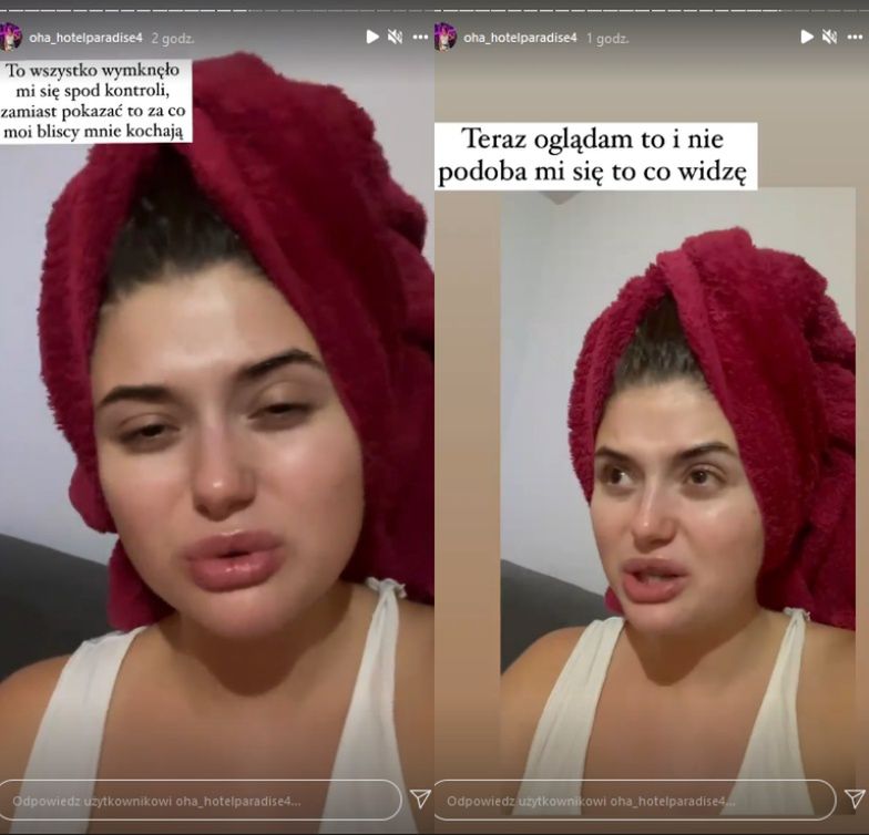 Oha przeprasza za zachowanie w "Hotelu Paradise"