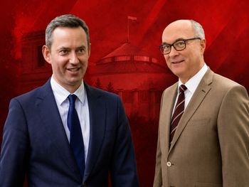 Cichy ruch Błaszczaka. Kandydat PiS już był u Czarzastego