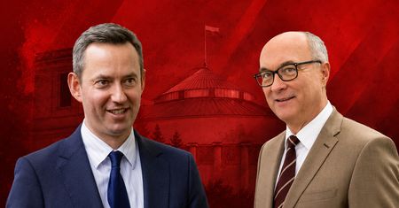 Cichy ruch Błaszczaka. Kandydat PiS już był u Czarzastego