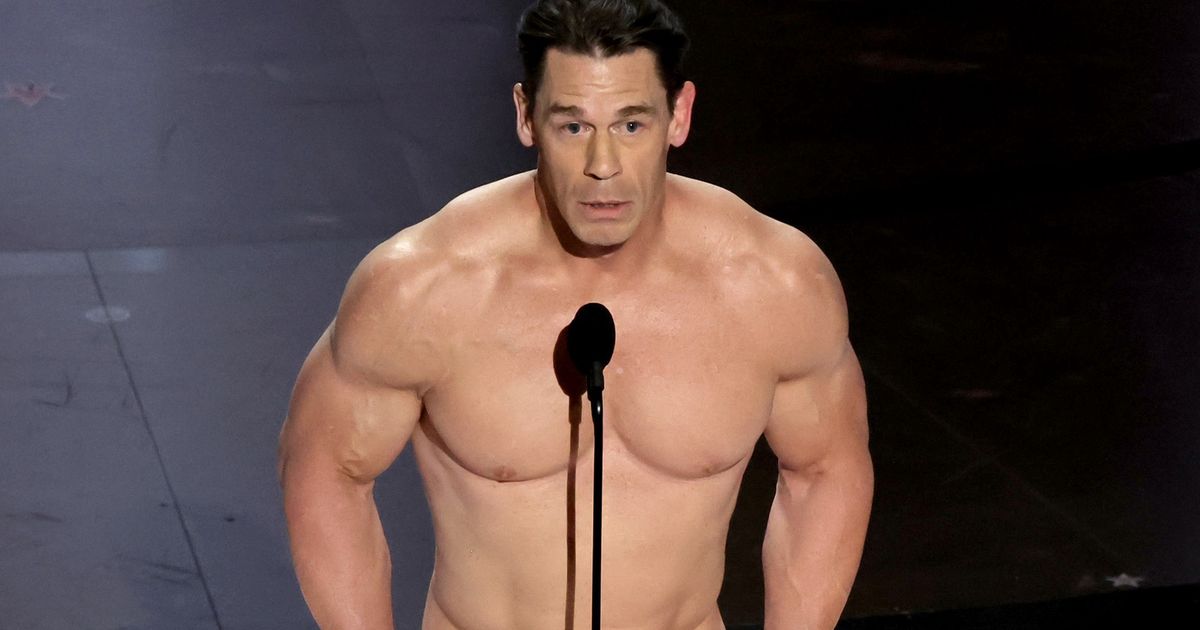 Oscary 2024 Wszedł na scenę całkiem nagi! Zasłaniał się jedynie