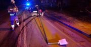 Rybnik. Ściął latarnię i jechał z nią kilkadziesiąt metrów. Jazdę zakończył na krawężniku