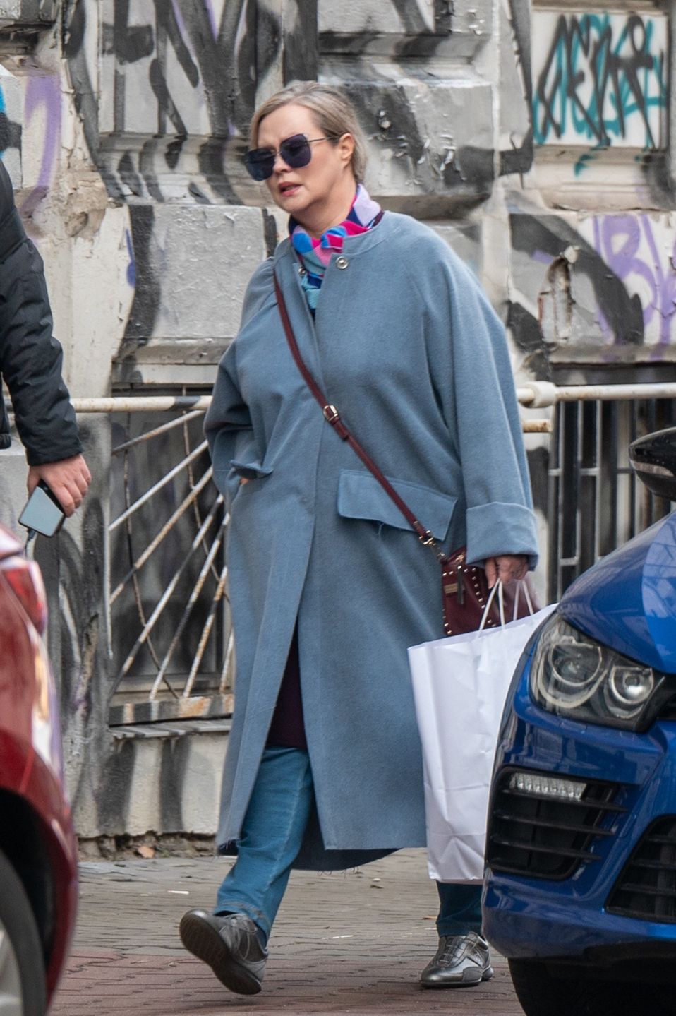 Agnieszka Wagner w tramwaju