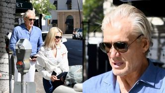 Dolph Lundgren sfotografowany na mieście z młodszą o blisko 40 LAT żoną. Po lunchu odjechali ferrari 68-latka (ZDJĘCIA)