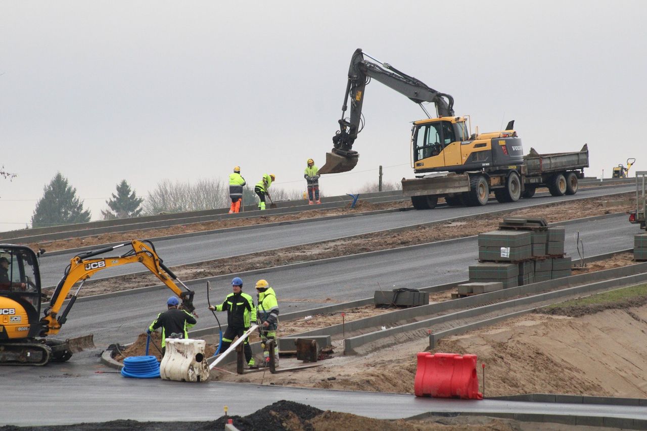 Koszalin–Goleniów: Zbliża się finał prac przy wiadukcie drogowym