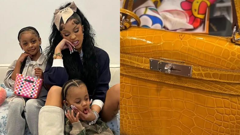 Córka Cardi B "ozdobiła" jej torebkę