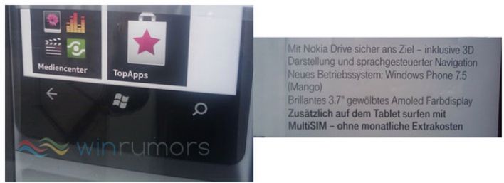 Nokia z Windows Phone znów wycieka. Tym razem w niemieckim T-Mobile 2