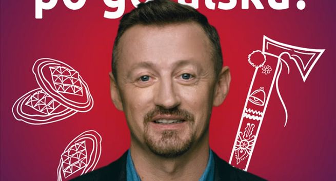 Adam Małysz po śląsku, kaszubsku i góralsku promuje Kredyt w Porządku w Banku Pocztowym i EnveloBanku (wideo)
