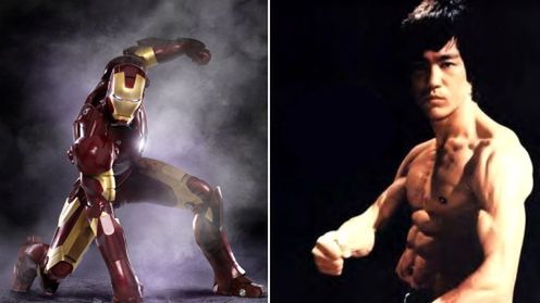 niezłe wideo: Iron Man vs Bruce Lee 1