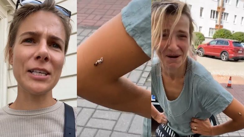 Na Joannę Koroniewską załatwił się ptak