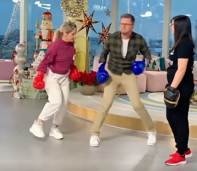 Filip Chajzer i Małgorzata Ohme "biją się" w "Dzień Dobry TVN"