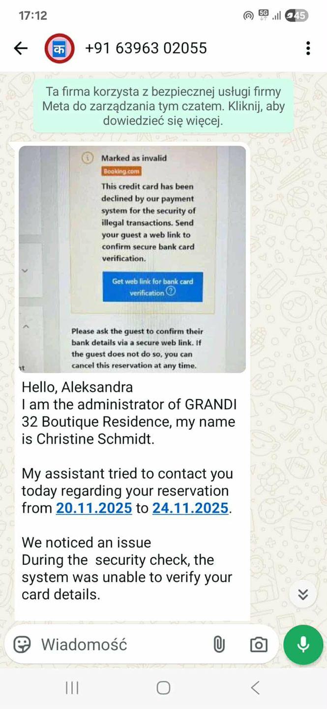 Wiadomości spoza serwisu powinny wzbudzić czujność 