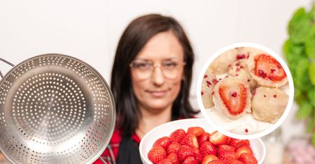 Pierogi bez lepienia? W dodatku na słodko z truskawkami? Musiałam to sprawdzić