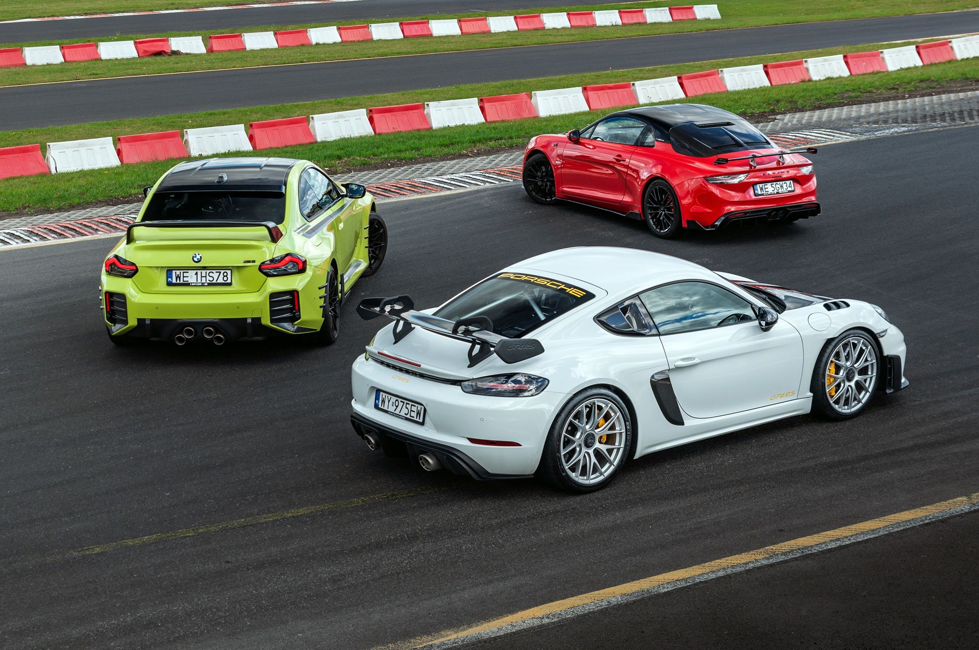 Alpine A110 R, BMW M2 i Porsche 718 Cayman GT4 RS