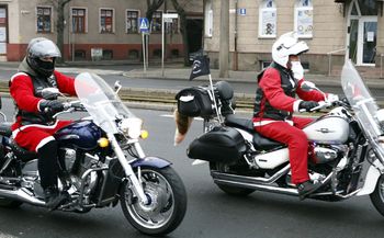Grudziądz: Mikołaje na motocyklach! Mamy zdjęcia z wyjazdu na paradę