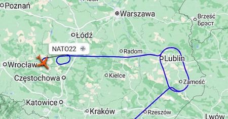 W nocy nad głowami dało się słyszeć samoloty odrzutowe. NATO prowadziło działania nad Lublinem i regionem