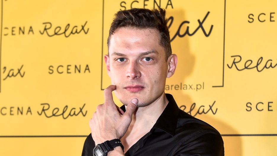 Adam Fidusiewicz zapozował na ściance ze znaną aktorką