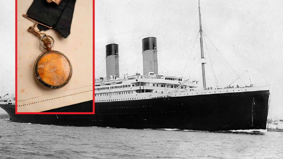 Wskazówki zatrzymały się w momencie gdy Titanic tonął.