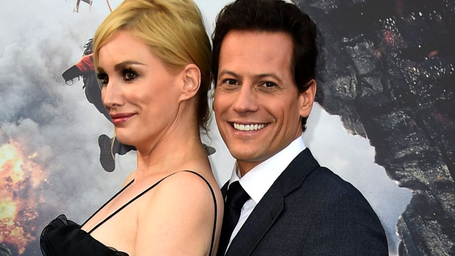 Ioan Gruffudd i Alice Evans gdy jeszcze się szanowali