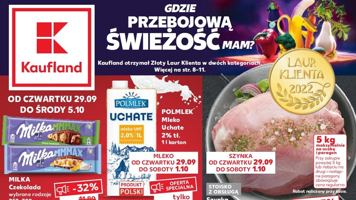 Kaufland gazetka od 29.09 22 - czwartku 29 września