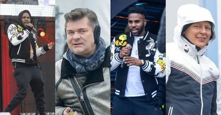 Gwiazdy "Sylwestra Marzeń" TVP podziwiają próbę Jasona Derulo na scenie w Zakopanem (ZDJĘCIA)