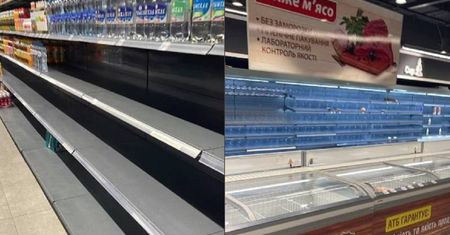 Rosyjski świat w Chersoniu. Zobacz, jak wyglądają sklepy